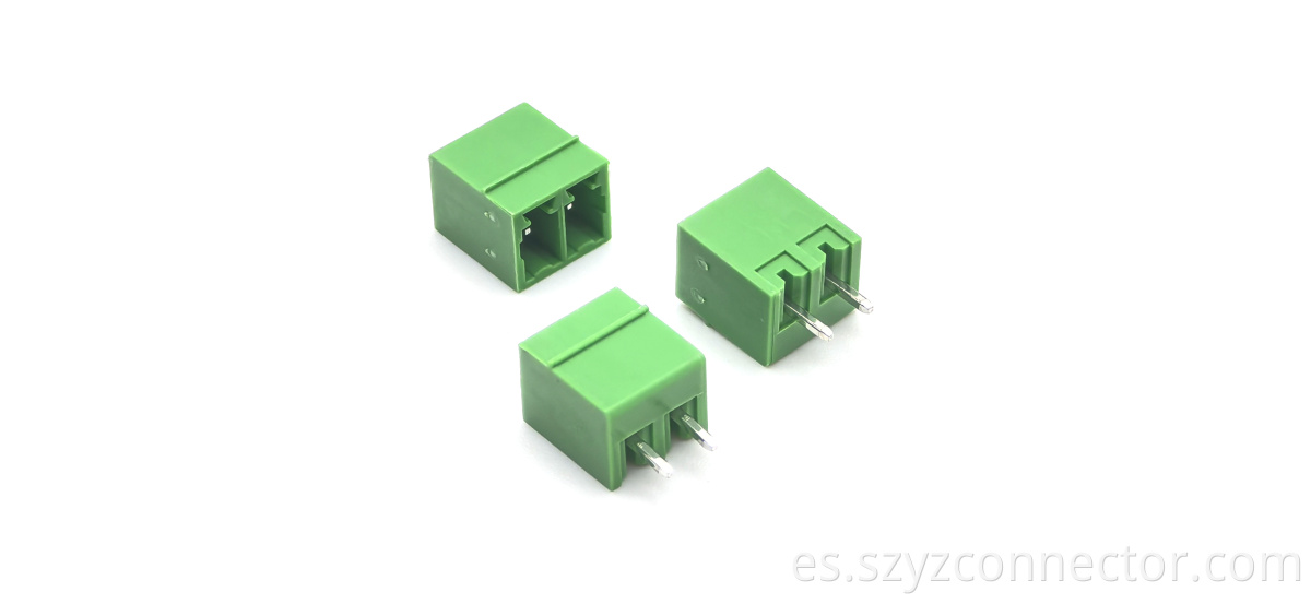 Bloques de terminal encogidos de 3.81 mm 3.81mm Pitch Pluggable Terminal Blocks